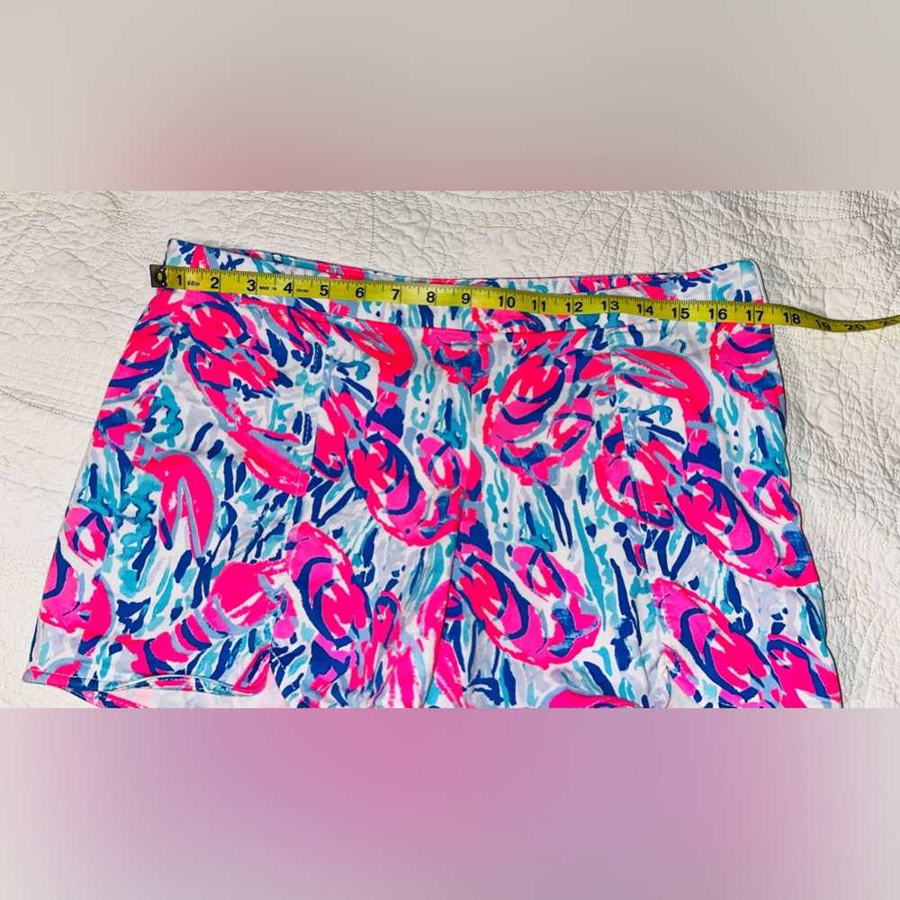 Lilly Pulitzer Shorts Hazelle Cosmic Coral sz 6 - Picture 8 of 10